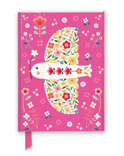 Pink Floral Dove